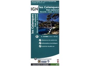 9782758541998 - IGN Karte Carte de loisirs de plain air Les Calanques de Marseille à Cassis Karte (im Sinne von Landkarte)