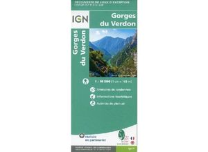 9782758547914 - Gorges du Verdon Karte (im Sinne von Landkarte)