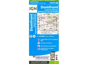 9782758553090 - IGN topographische Karte 125T Série Bleue   1516SB   1516SB Domfront Lassay Karte (im Sinne von Landkarte)