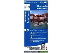 9782758553625 - IGN topographische Karte 125T Série Bleue   0518OT   0518OT Châteaulin Douarnenez Karte (im Sinne von Landkarte)