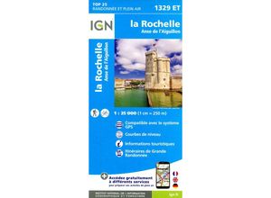 9782758555322 - IGN topographische Karte 125T Série Bleue   1329ET   1329ET La Rochelle Anse de LAnguillon Karte (im Sinne von Landkarte)