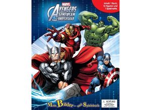 9782764348697 - Spiel- und Beschäftigungsbücher - Avengers 2 Spielbuch + 9 Spielfiguren + Spielmatte