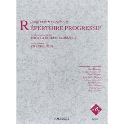 9782921248877 - Repertoire progressif 2 pour la guitare classique