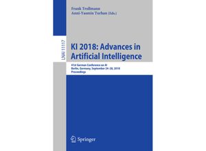 9783030001100 - KI 2018 Advances in Artificial Intelligence Kartoniert (TB)