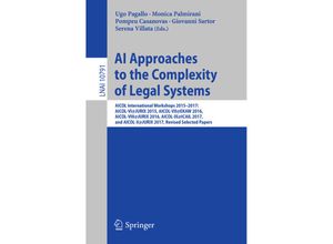 9783030001773 - AI Approaches to the Complexity of Legal Systems Kartoniert (TB)