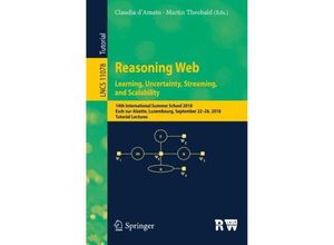 9783030003371 - Reasoning Web Learning Uncertainty Streaming and Scalability Kartoniert (TB)