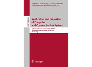 9783030003586 - Verification and Evaluation of Computer and Communication Systems Kartoniert (TB)