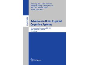 9783030005627 - Advances in Brain Inspired Cognitive Systems Kartoniert (TB)