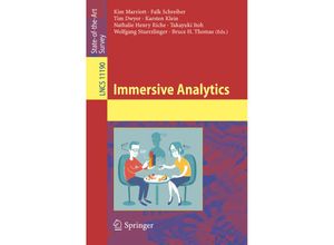 9783030013875 - Immersive Analytics Kartoniert (TB) 9783030013875 - Immersive Analytics Kartoniert (TB)