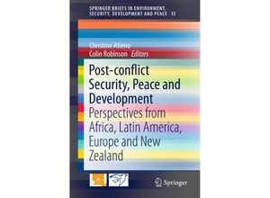 9783030017392 - Post-conflict Security Peace and Development Kartoniert (TB)