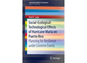 9783030023867 - SpringerBriefs in Energy   Social-Ecological-Technological Effects of Hurricane María on Puerto Rico - Ariel E Lugo Kartoniert (TB)