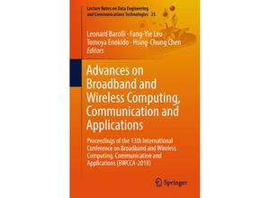 9783030026127 - Advances on Broadband and Wireless Computing Communication and Applications Kartoniert (TB)