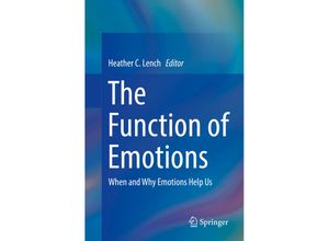 9783030026363 - The Function of Emotions Kartoniert (TB)