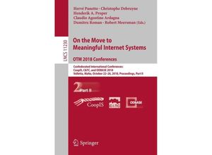 9783030026707 - On the Move to Meaningful Internet Systems OTM 2018 Conferences Kartoniert (TB)