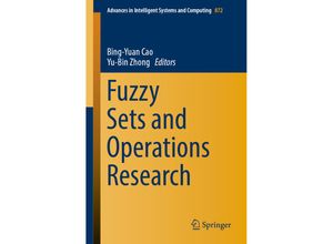 9783030027766 - Fuzzy Sets and Operations Research Kartoniert (TB)