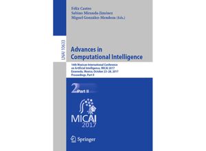 9783030028398 - Advances in Computational Intelligence Kartoniert (TB)