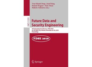 9783030031916 - Future Data and Security Engineering Kartoniert (TB)