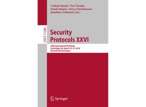 9783030032500 - Security Protocols XXVI Kartoniert (TB)