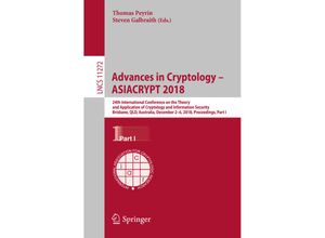 9783030033255 - Advances in Cryptology - ASIACRYPT 2018 Kartoniert (TB)