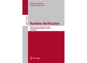 9783030037680 - Runtime Verification Kartoniert (TB)