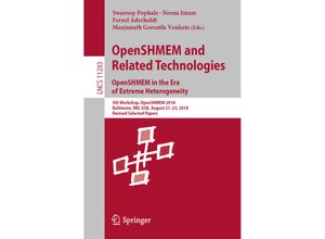 9783030049171 - OpenSHMEM and Related Technologies OpenSHMEM in the Era of Extreme Heterogeneity Kartoniert (TB)
