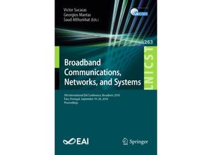 9783030051945 - Broadband Communications Networks and Systems Kartoniert (TB)