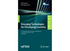 9783030051976 - Emerging Technologies for Developing Countries Kartoniert (TB)