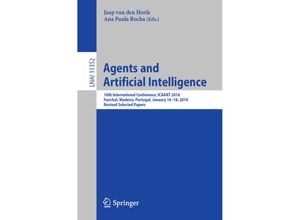 9783030054526 - Agents and Artificial Intelligence Kartoniert (TB)