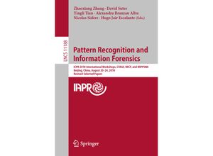 9783030057916 - Pattern Recognition and Information Forensics Kartoniert (TB)