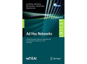 9783030058876 - Ad Hoc Networks Kartoniert (TB)