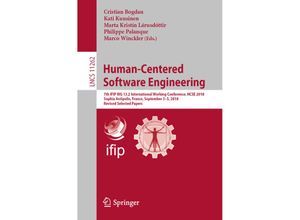 9783030059088 - Human-Centered Software Engineering Kartoniert (TB)