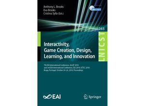 9783030061333 - Interactivity Game Creation Design Learning and Innovation Kartoniert (TB)