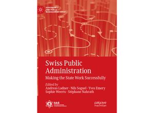 9783030064228 - Governance and Public Management   Swiss Public Administration Kartoniert (TB)