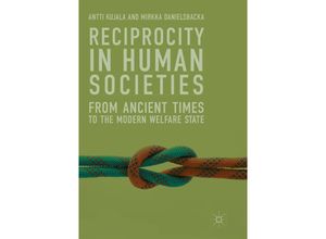 9783030071417 - Reciprocity in Human Societies - Antti Kujala Mirkka Danielsbacka Kartoniert (TB)