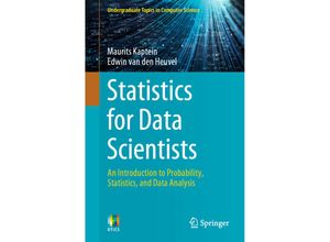 9783030105303 - Undergraduate Topics in Computer Science   Statistics for Data Scientists - Maurits Kaptein Edwin van den Heuvel Kartoniert (TB)