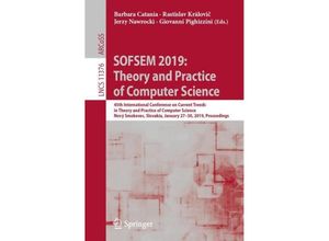 9783030108007 - SOFSEM 2019 Theory and Practice of Computer Science Kartoniert (TB)