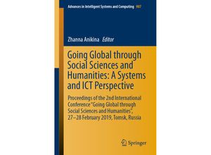 9783030114725 - Going Global through Social Sciences and Humanities A Systems and ICT Perspective Kartoniert (TB)