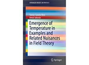 9783030116880 - SpringerBriefs in Physics   Emergence of Temperature in Examples and Related Nuisances in Field Theory - Tamás Sándor Biró Antal Jakovác Kartoniert (TB)