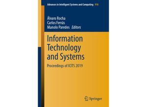 9783030118891 - Information Technology and Systems Kartoniert (TB)