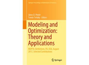 9783030121211 - Modeling and Optimization Theory and Applications Kartoniert (TB)