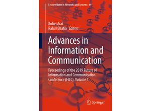 9783030123871 - Advances in Information and Communication Kartoniert (TB)