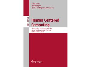 9783030151263 - Human Centered Computing Kartoniert (TB)