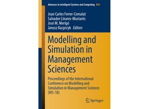 9783030154127 - Modelling and Simulation in Management Sciences Kartoniert (TB)