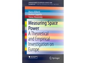 9783030157531 - SpringerBriefs in Applied Sciences and Technology   Measuring Space Power - Marco Aliberti Matteo Cappella Tomas Hrozensky Kartoniert (TB)