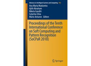 9783030170646 - Proceedings of the Tenth International Conference on Soft Computing and Pattern Recognition (SoCPaR 2018) Kartoniert (TB)