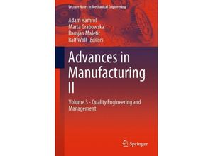 9783030172688 - Lecture Notes in Mechanical Engineering   Advances in Manufacturing II Kartoniert (TB)