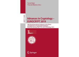 9783030176525 - Advances in Cryptology - EUROCRYPT 2019 Kartoniert (TB)