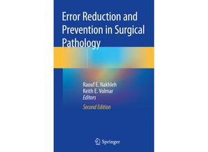 9783030184667 - Error Reduction and Prevention in Surgical Pathology Kartoniert (TB)