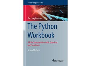 9783030188757 - Texts in Computer Science   The Python Workbook - Ben Stephenson Kartoniert (TB)