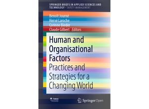 9783030256388 - SpringerBriefs in Applied Sciences and Technology   Human and Organisational Factors Kartoniert (TB)